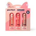 SpaLife purrfect pout glowy gloss trio packaging on a white background