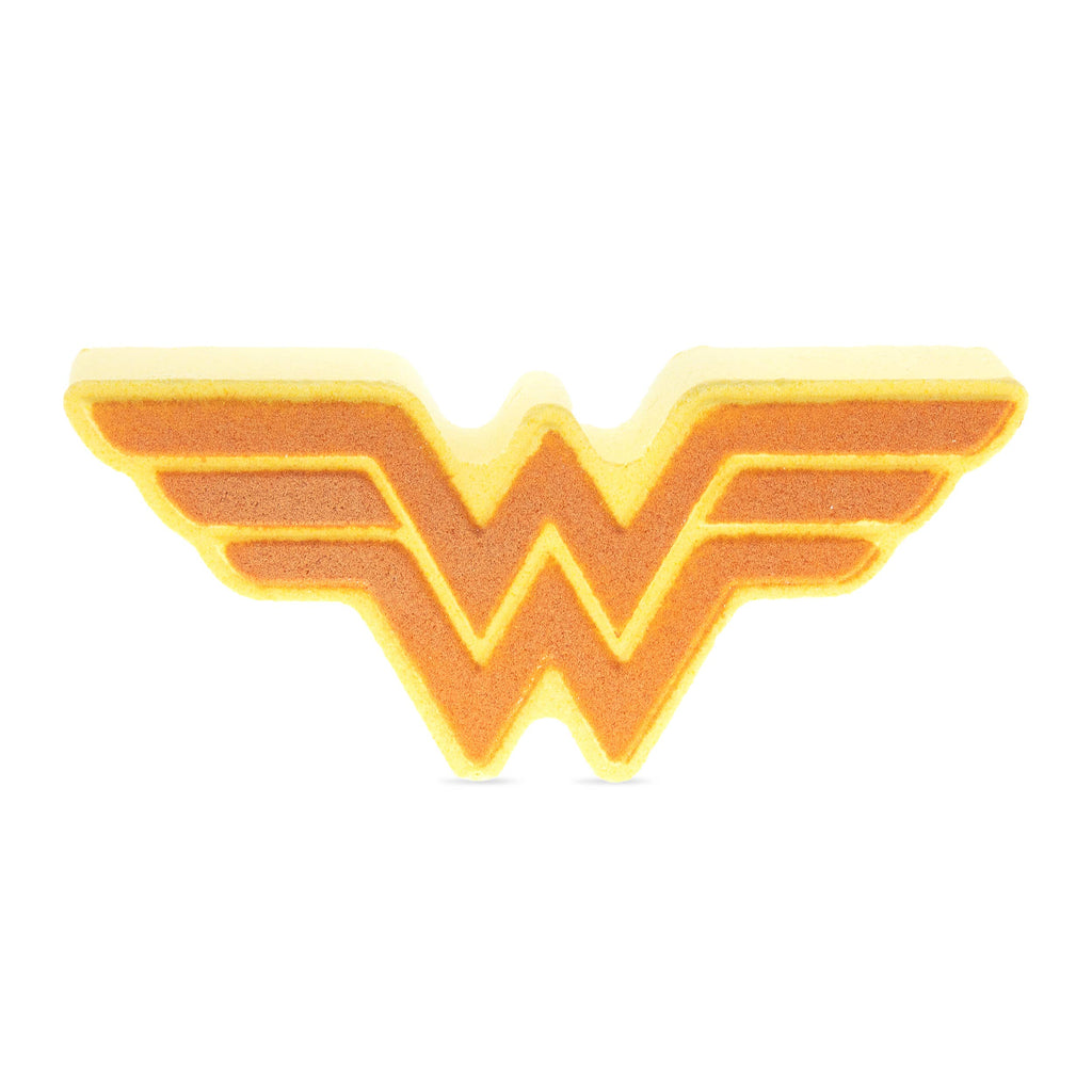 Wonder Woman logo patch on a white background