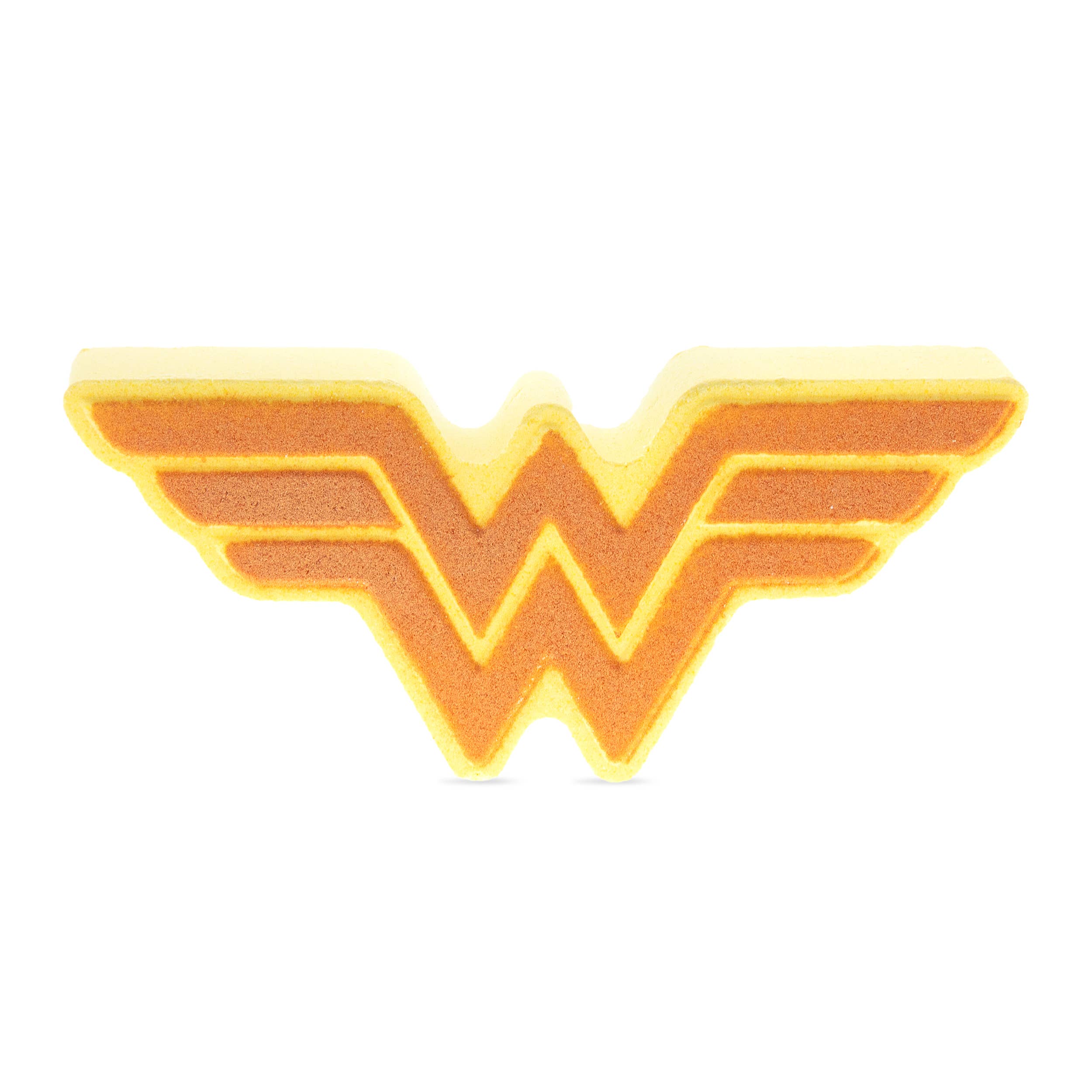 Wonder Woman logo patch on a white background