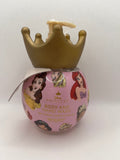 Body wash pump bottle with princess design on a white background