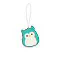 Teal Squishmallow car air freshener on a white background